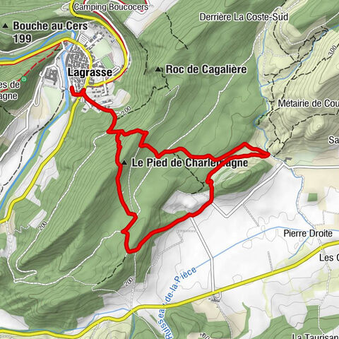 Lagrasse - Le Pied de Charlemagne