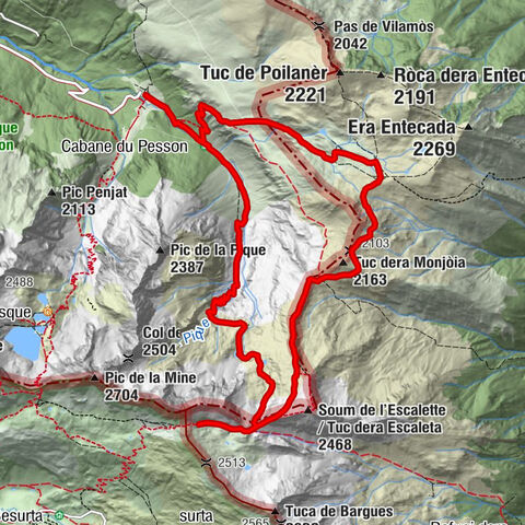 Hospice de France - Cabane du Pesson - Pas de l'escalette