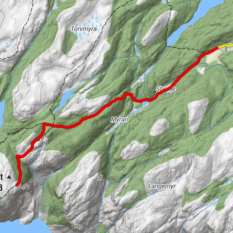 Flekkefjord - Stykket - Kjørsfjellet