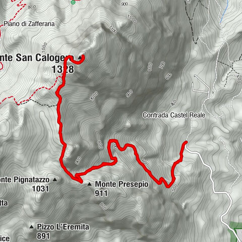 Sciara - Monte Presepio - Monte San Calogero