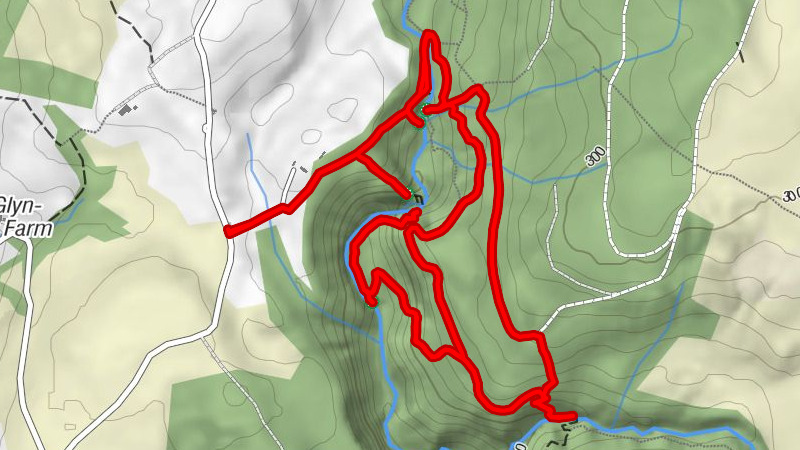 Ystradfellte - Sgwd Uchaf Clun Gwyn - Sgwd Isaf Clun Gwyn - Sgwd yr Eira