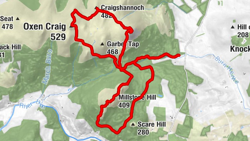 The Colony - Mither Tap - Craigshannoch - Oxen Craig
