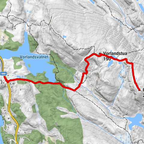 Øygarden - Vorlandstua - Randifjellet