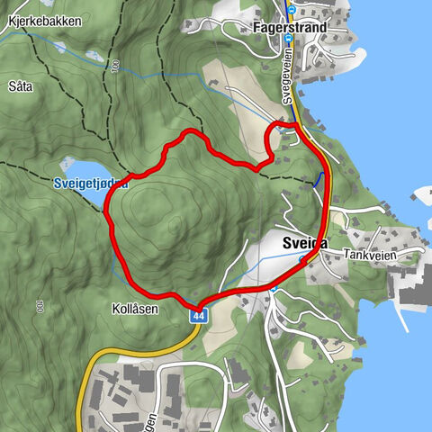 Flekkefjord - Sveiga