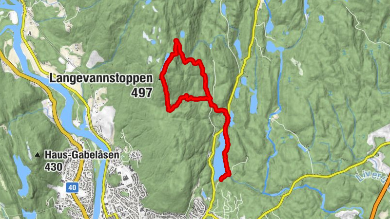 Kongsberg - Langevannstoppen