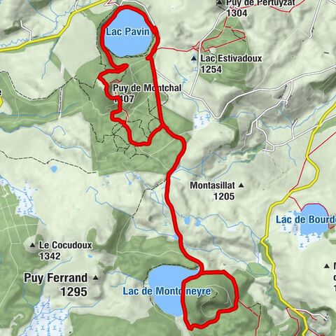 Estive Bessarde - Puy de Montchal - La Liste - Besse