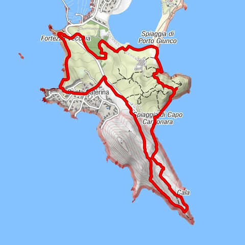 Crabonaxa/Villasimius - Capo Carbonara - Santa Caterina