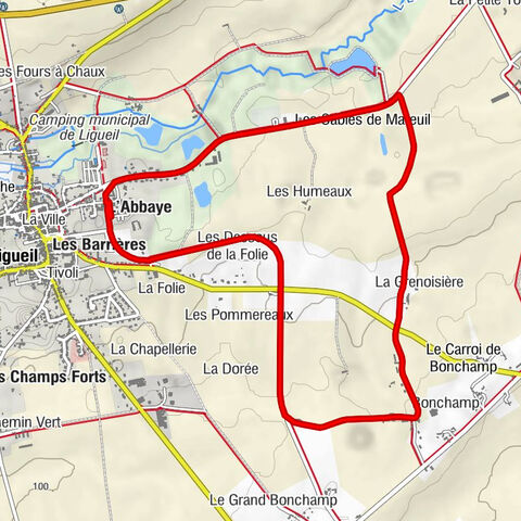 Les Barrières - Le Château - Les Jardins des Prés Michau - L'Abbaye