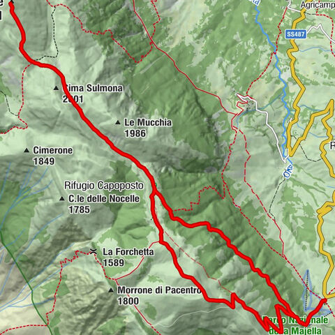 Passo San Leonardo - Monte Mileto - Rifugio Capoposto - Monte Morrone
