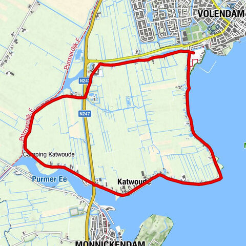 Volendam - Katwoude - Monnickendam - Purmerend