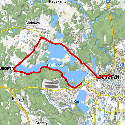Śródmieście - Kaplica domowa - Kościół pw. Świętego Wawrzyńca - Olsztyn