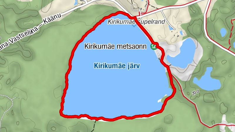 Kirikumäe küla - Kirikumäe metsaonn - Kirikumäe