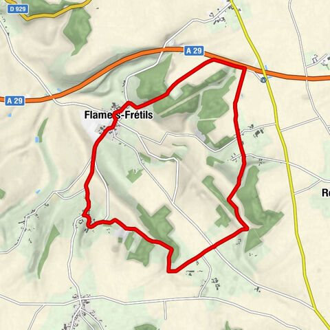 Flamets-Frétils - Église Saint-Pierre - Ormesnil - Le Bourg