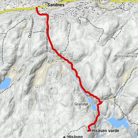 Sandnes - Hisåsen varde