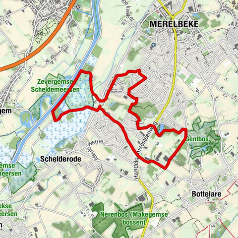 Sint-Henricuskerk - Kwenenbos - Sint-Elooiskapel - Merelbeke