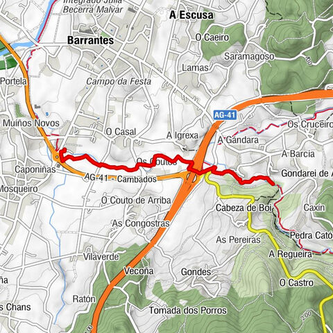 Barrantes - Os Coutos - A Igrexa - San Martiño de Meis