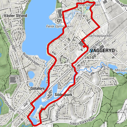 Vaggeryds kommun - Götafors - Södrapark - Vaggeryd