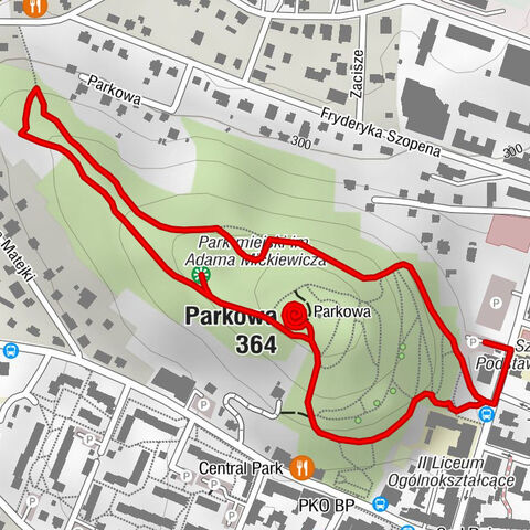 Śródmieście - Sanok Drugi - Parkowa - Sanok