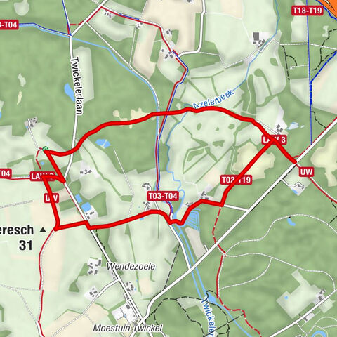 Hengelo - Uitzichtpunt Erve Hellecate - Deldeneresch - Ambt Delden