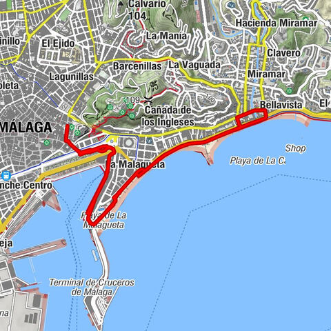 Bellavista - La Caleta - Capilla de la Virgen del Puerto - Málaga