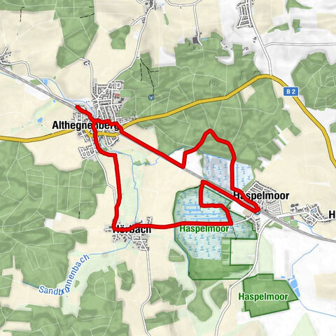 Althegnenberg - Bergkapelle St. Maria - St. Andreas - Hörbach