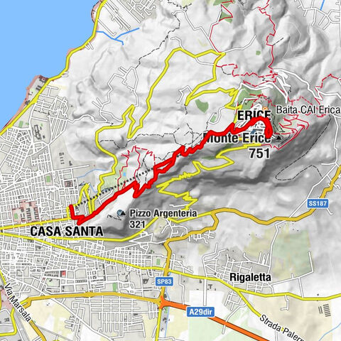 Trapani - Chiesa di Sant'Isidoro - Chiesa di Sant'Alberto dei Bianchi - Chiesa del Santissimo Salvatore