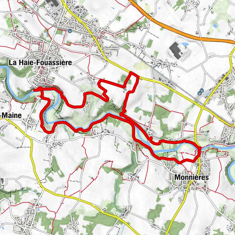 Le Port - La Haie-Fouassière - La Hautière - Grotte de Lourdes