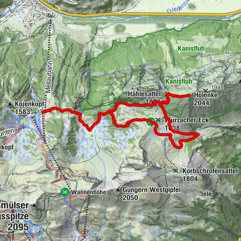 Mellau | Rundweg Roßstelle und auf die Kanisfluh
