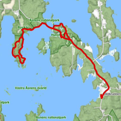 Mjölkenabben - Fornaker - Ingelsmad - Hallnäs