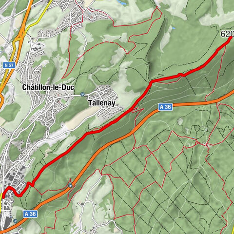 Tallenay - Belvédère du fort de la Dame Blanche