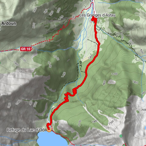 Les Granges d'Astau - Refuge du Lac d'Oô