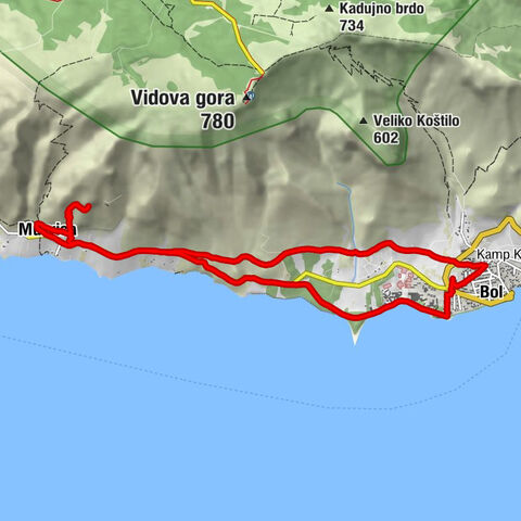 Bol - Marija - Konoba Raj - Crkvica Sv. Petra i Pavla