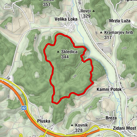 Velika Loka - Kamni Potok - Pluska