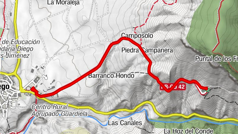 Priego - Piedra Campanera - Monasterio de San Miguel de la Victoria - Camposolo