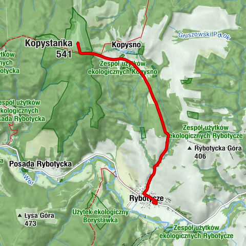 Kościół pw. św. Tomasza - Rybotycze - Kopystańka - Kopysno