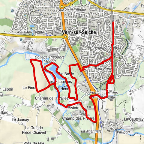 Vern - Le Champ Mormandais - La Longues Raies - Les Blossiers