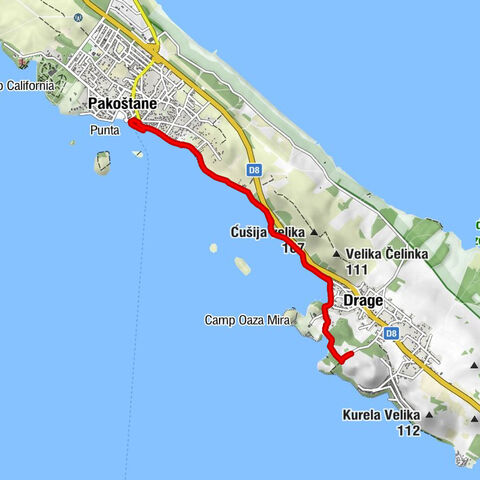 Zadarska županija - Drage - Gomile - Bužak