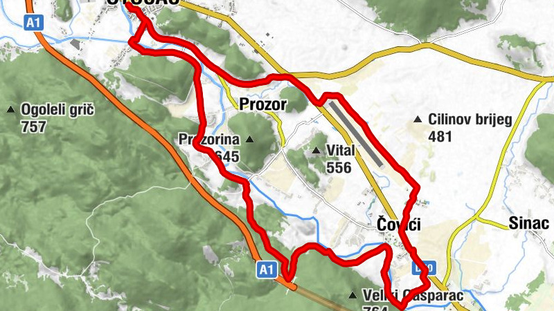 Otočac - Lug - Čovići - Banići