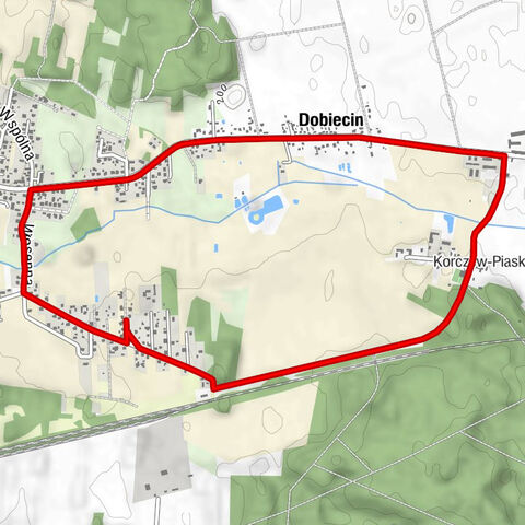 powiat bełchatowski - Korczew-Piaski - Bełchatów