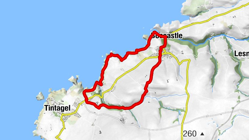 Boscastle - Ladies Window arch - Rocky Valley - St. Nectan's Kieve