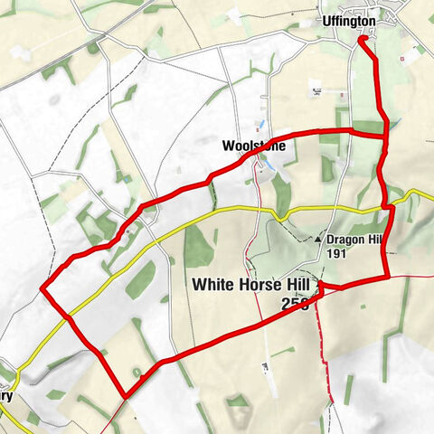 Uffington - White Horse Hill - Swindon - St Swithun