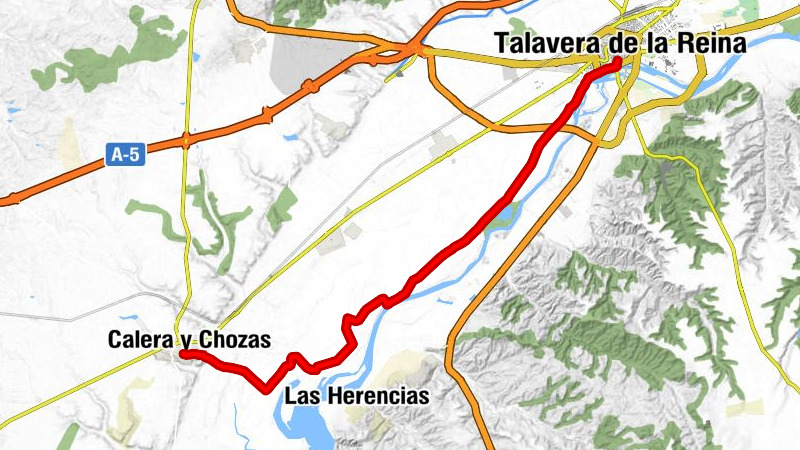 Talavera de la Reina - La Vistilla - San Jerónimo - Calera y Chozas