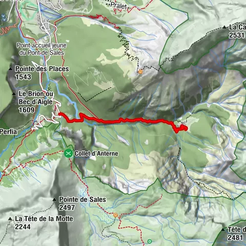Walking itinerary: Refuge and Fonts mountain pasture