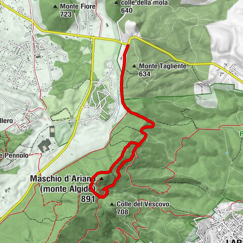 Lariano - Maschio d'Ariano (monte Algido)