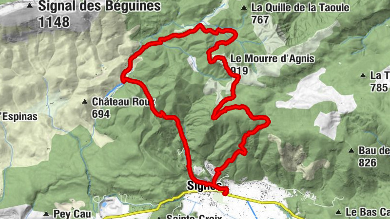 Pipy - Signes - Les Adrechs - Le Mourre d'Agnis