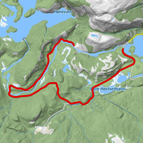 Nissedal - Reinfossen - Fossheim