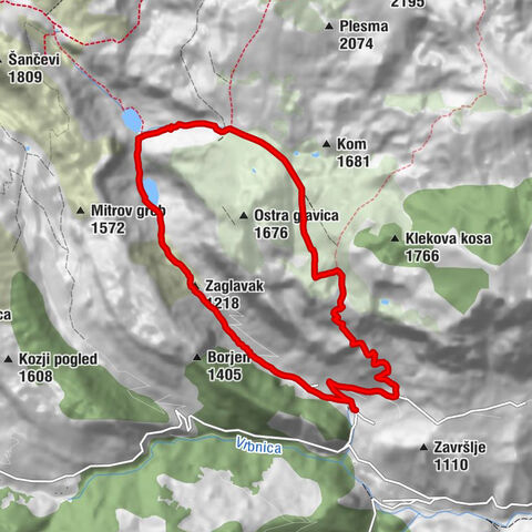 Stabna - Zaglavak - Stabanski katun