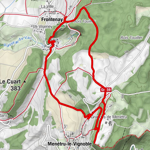 Frontenay - Granges de Menétru - Église Sainte-Madeleine - Le Château
