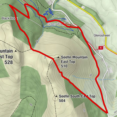 Glenosheen - Seefin Mountain East Top