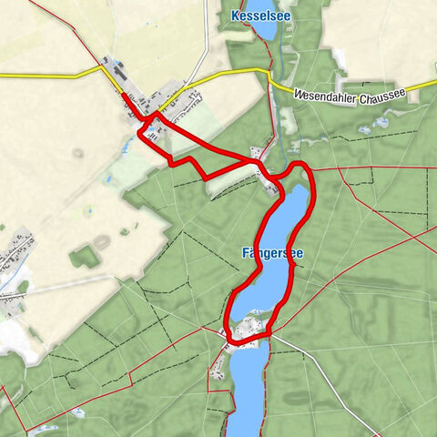 Dorfkirche Wesendahl - Wesendahl - Wesendahler Mühle - Spitzmühle